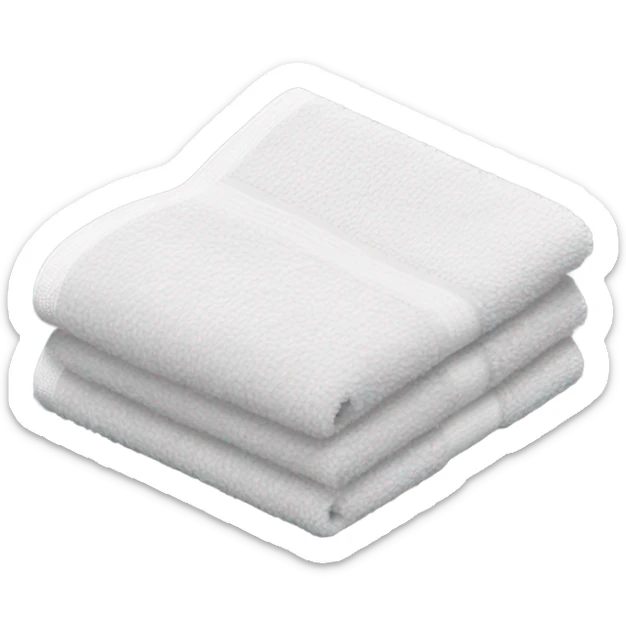 small towel sticker