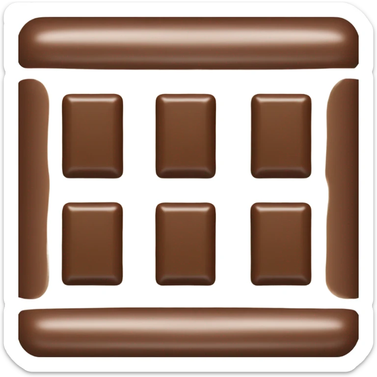 Dairy milk chocolate sticker