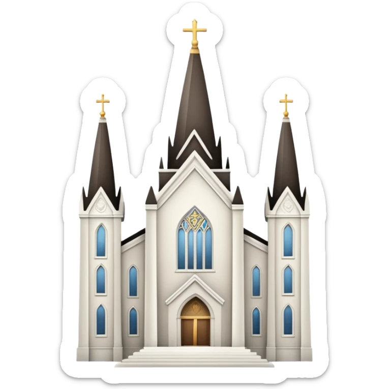 Church of Jesus Christ of Latter Day Saints temple sticker