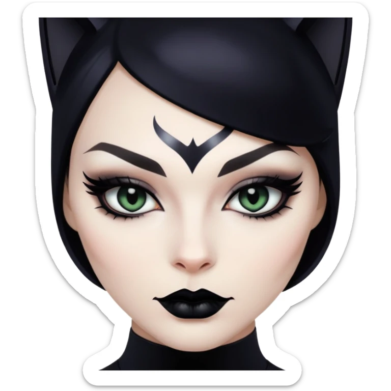 Catwoman face sticker