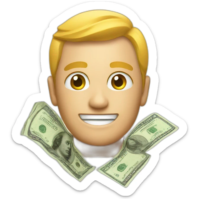 money marketing sticker