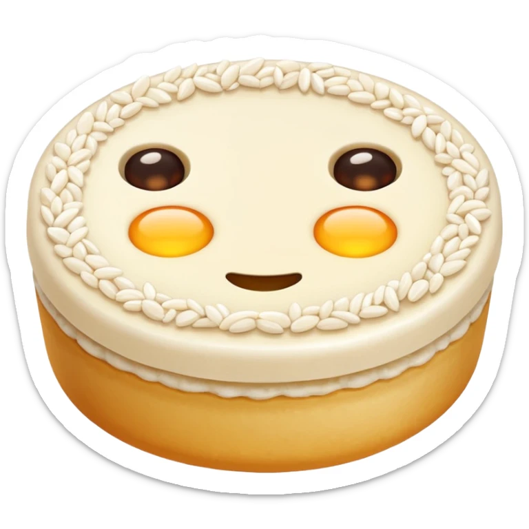 Okay, take the eggs out of that picture and put rice cakes in it. sticker