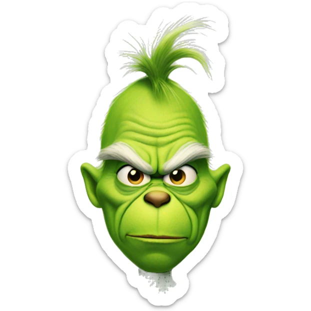 Grinch sticker