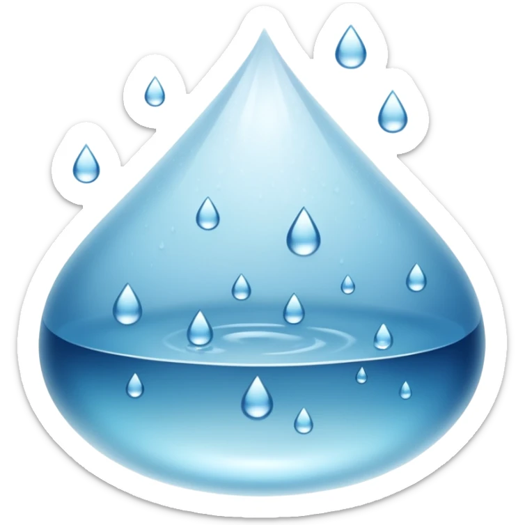 a close-up of a glass surface covered with small water droplets and light fog, as if from steam or humidity — some droplets sliding down slowly — soft reflections and blurred transparency give a realistic misty look — clean, glossy design with gentle lighting sticker