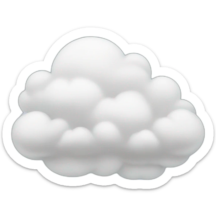 cloud sticker