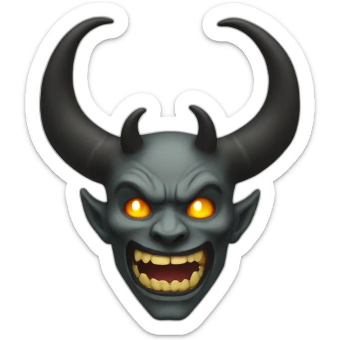 un semi demon sticker