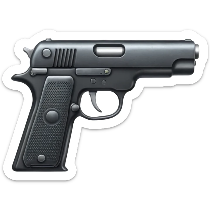 Gun sticker