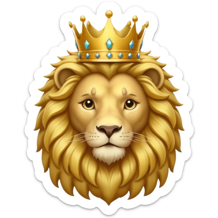  The logo features a crowned lion, The lion's crown signifies the team's aspiration to be the champions of the IPL, conveying a sense of royalty and excellence. The gold color symbolizes prestige and success, while the red background represents energy and passion.  sticker