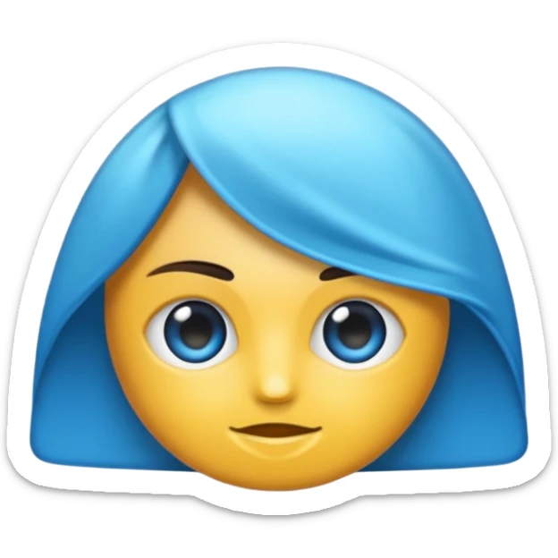 Ünlülerin kullandığı mavi tik sticker