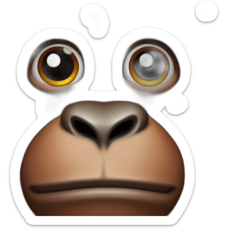 man orangutan sticker