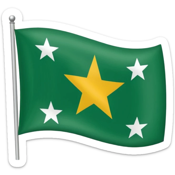 Faça um emoji da bandeira do estado de Rondônia sticker