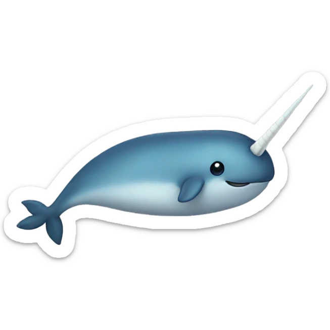 narwhal sticker