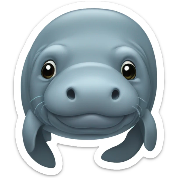 Manatee sticker