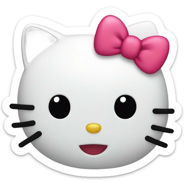 Hello kitty heart  sticker