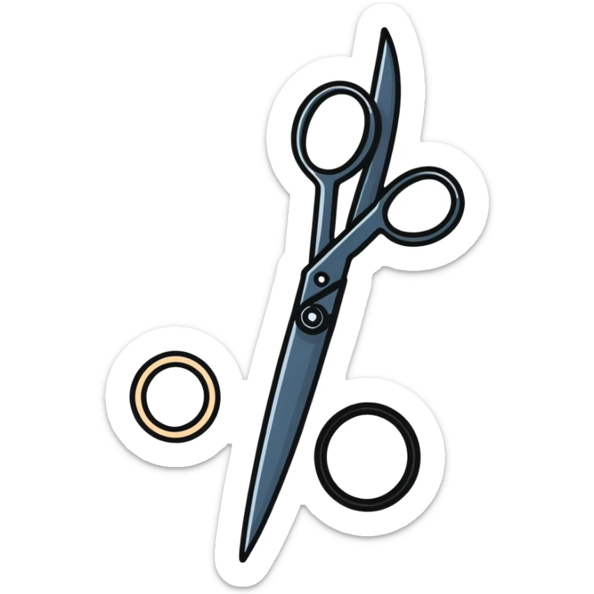 scissors sticker