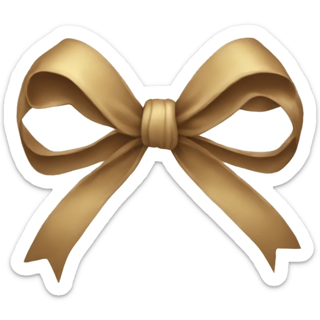 Bow sticker