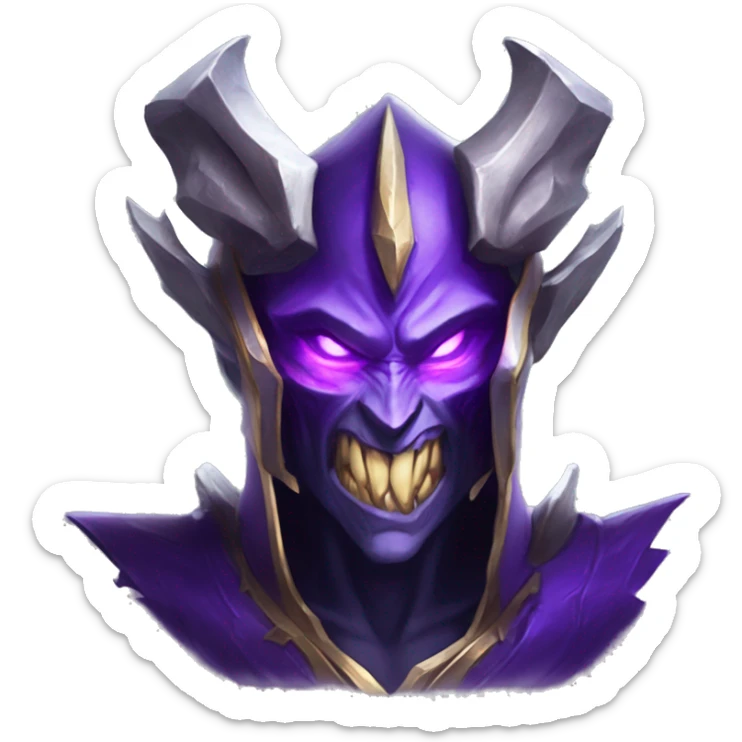 Aatrox of league of Legends but mix him with kassadin sticker