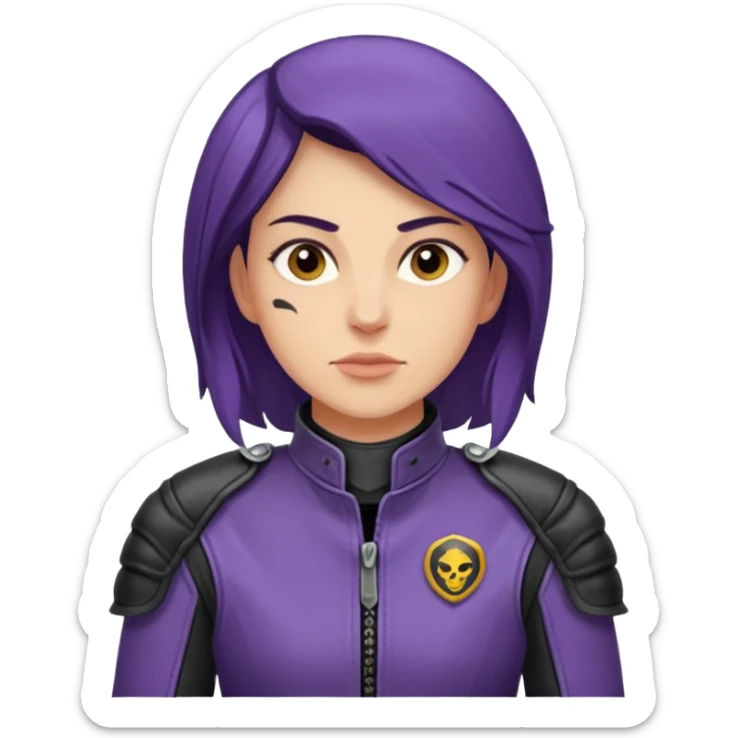 Violet Sorengil from the book The Fourth Wing, Traces of a Fighting Ashjad sticker