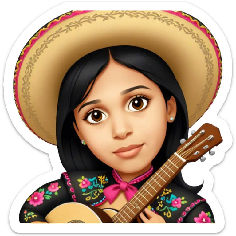 Mariachi Guitarist sticker