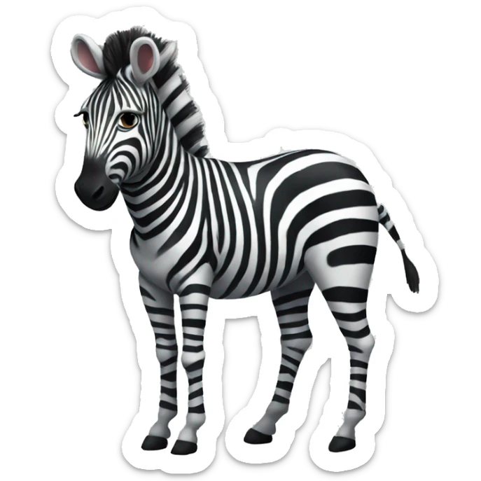 Zebra Love  sticker