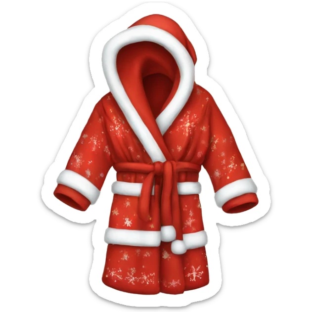 Xmas robe sticker