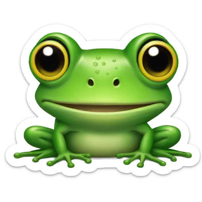 Frog sticker