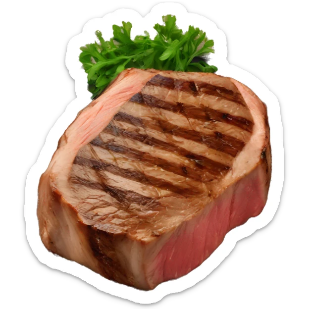 Steak sticker