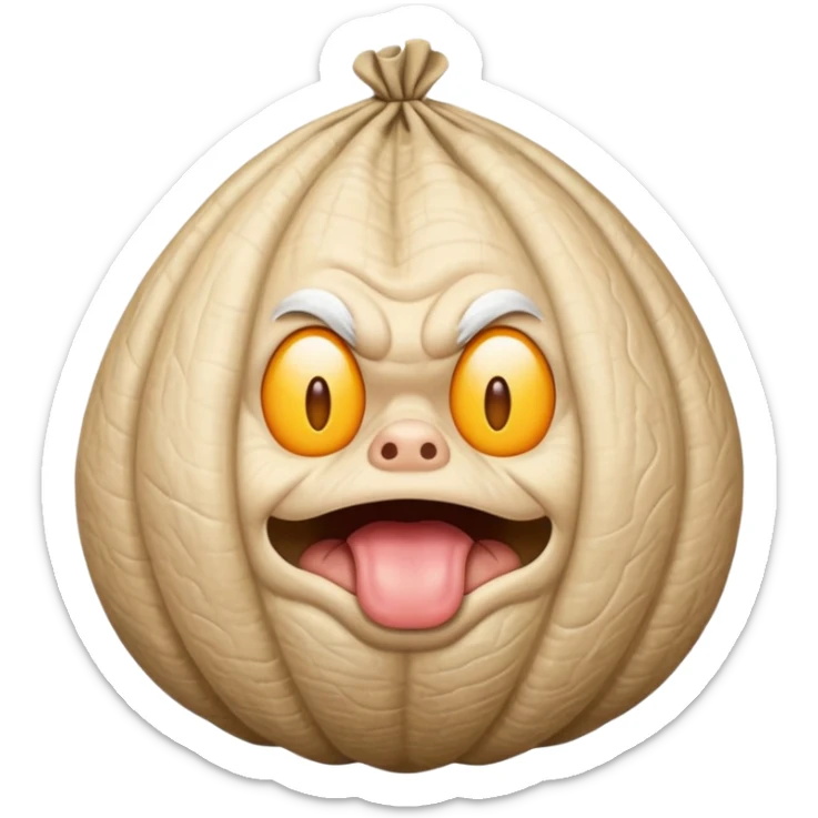 ballsack and dick sticker