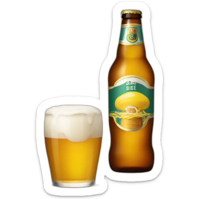Bière sticker