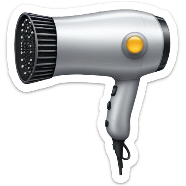 hair dryer sticker