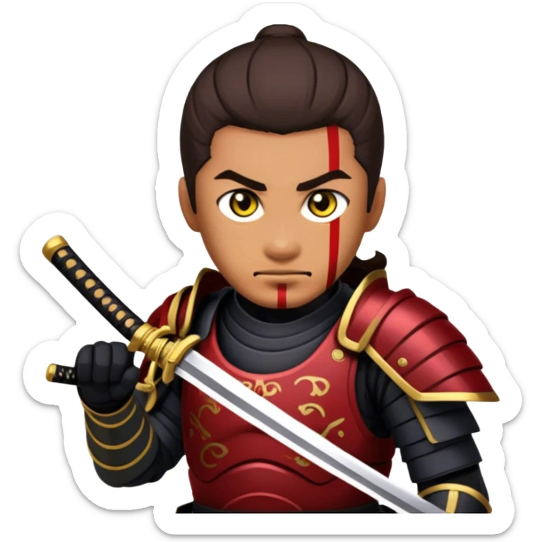 Fierce Samurai sticker