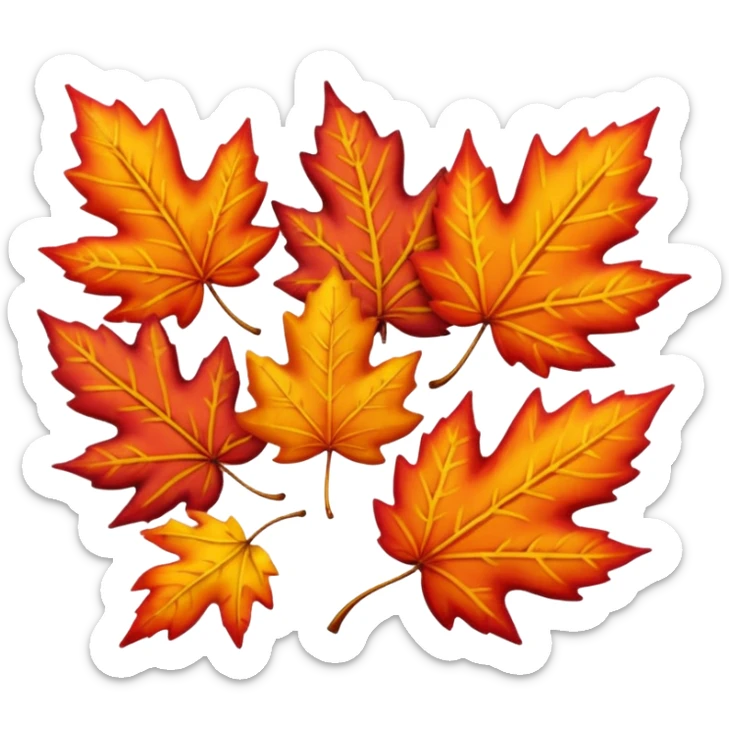 autumn sticker