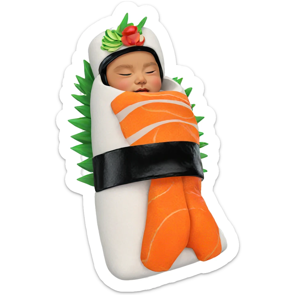 dreaming of sushi delights sticker