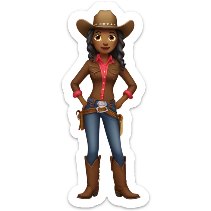 Cowgirl  sticker