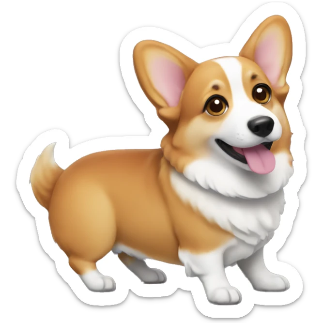 Corgi sticker