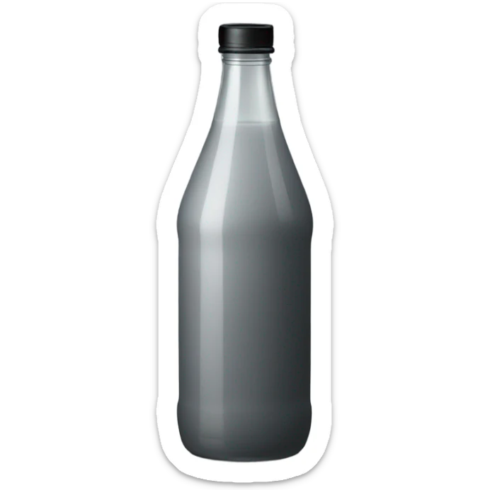 body wash in tall that tapers in in the middle  grey bottle with black lid sticker