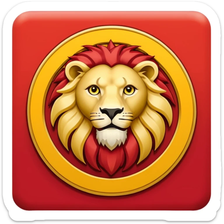 Türkiye futbol ligindeki Galatasaray fk futbol kulübünün logosunu yapar mısın sticker