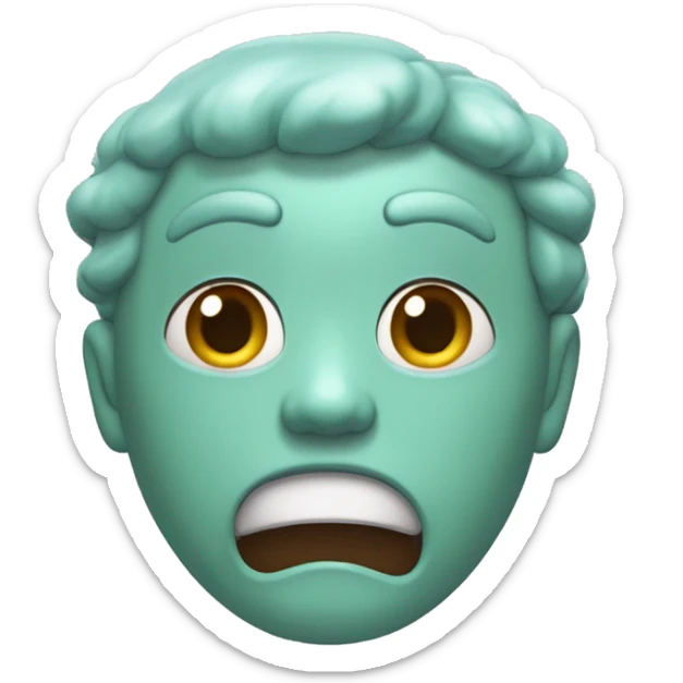 Crea un emojis que de una mitad sea un ángel y la otra mitad un demonio  sticker