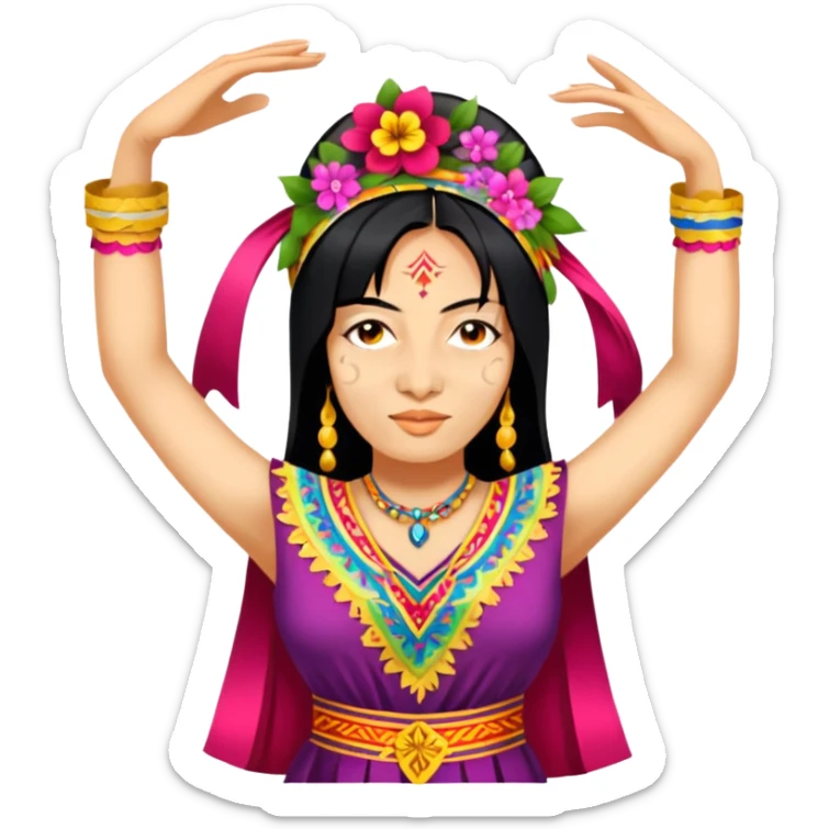 Traditional Dancer sticker