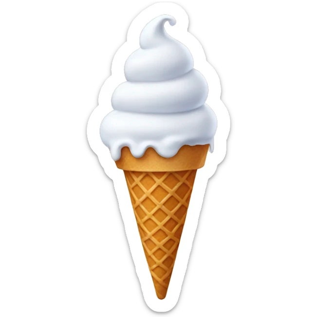 Ice cream  sticker