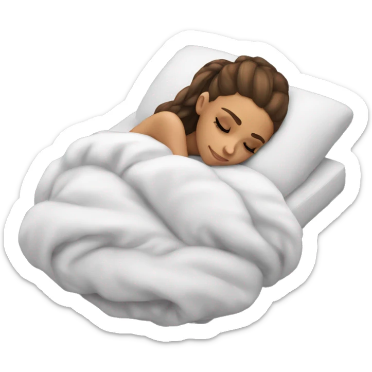 Ariana Grande sleeping sticker
