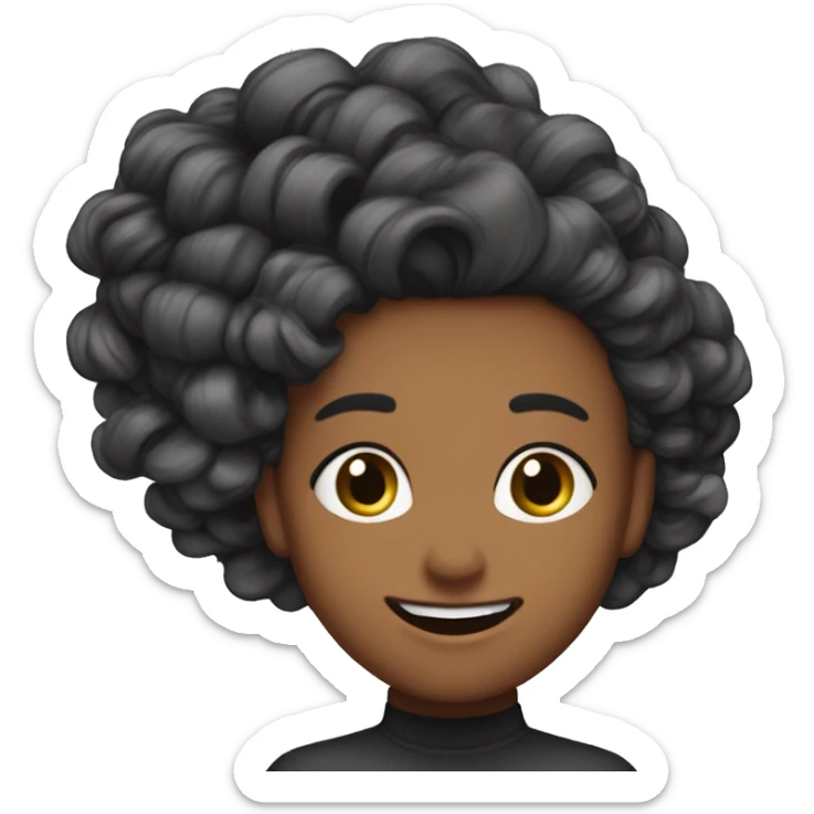 Hair flip girl this one 💇‍♀️ but without the scissors but like a slay hair flip sticker