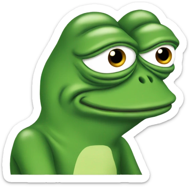 pepe the frog sticker