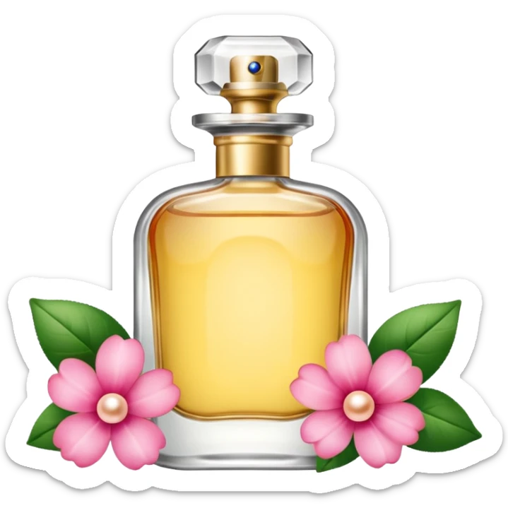 simple perfume sticker