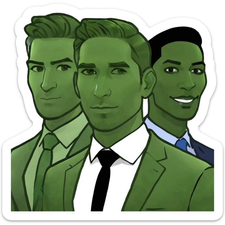 Josh king jetset Madrid celebrity millionaire Grant Cardone Alex hormozi Iman gadzhi business parrners sticker