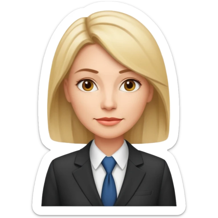 She is a 42-year-old American native, born and raised in the United States. She belongs to the upper-middle class and works as a senior executive in a corporate environment. sticker
