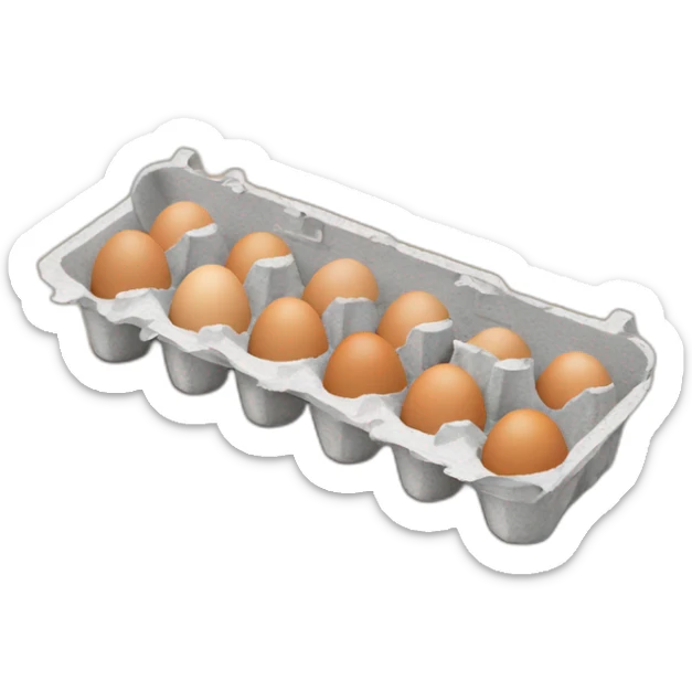 egg carton sticker
