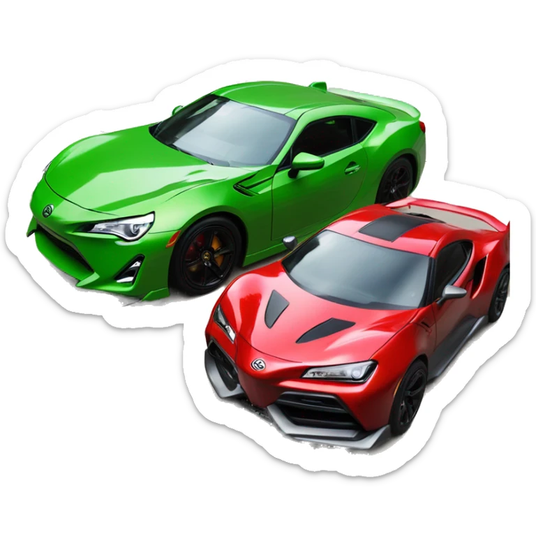 Wonder Woman and HULK’s muscular Toyota 86 hypercar sticker