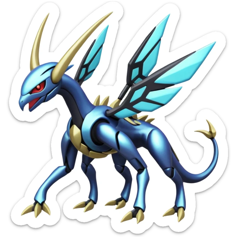 Dialga-Genesect-Miraidon-Darkrai-Deoxys-Giratina-Palkia-Meloetta-fusion sticker