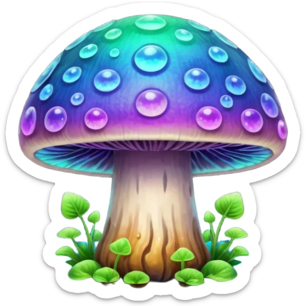 Chakra mushroom  sticker